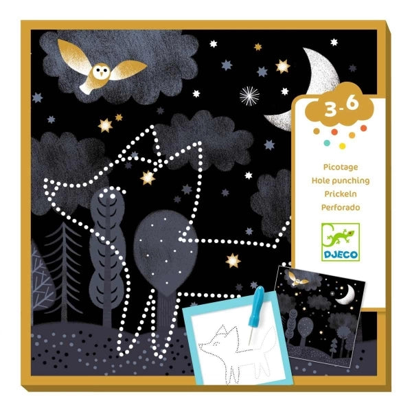 Prickel-Set: Nächtliche Waldtiere