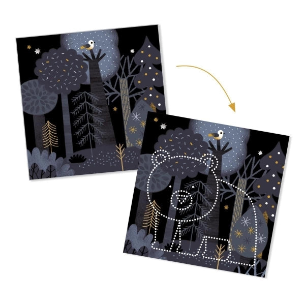 Prickel-Set: Nächtliche Waldtiere