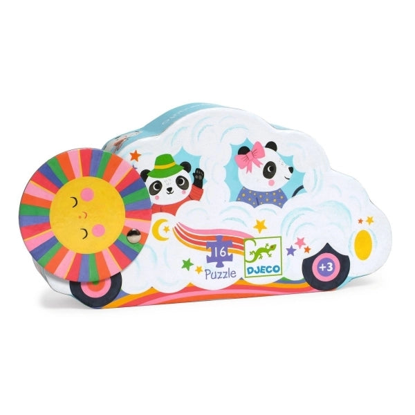Puzzle Wolkenauto - 16 Teile