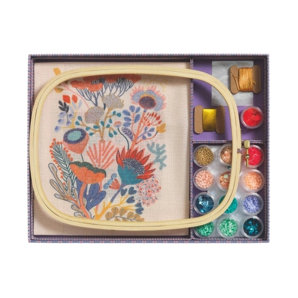 Perlenstickerei Blumen