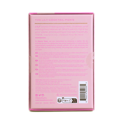 Flamingo Cocktail Spießchen - 4er Set