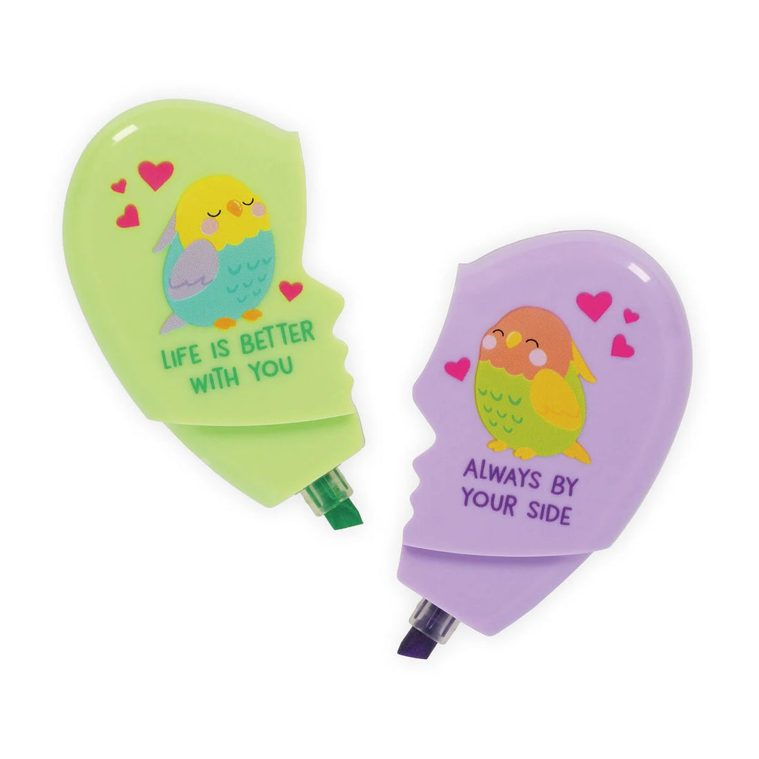 2-in-1-Textmarker - Heartlighter - Love Birds