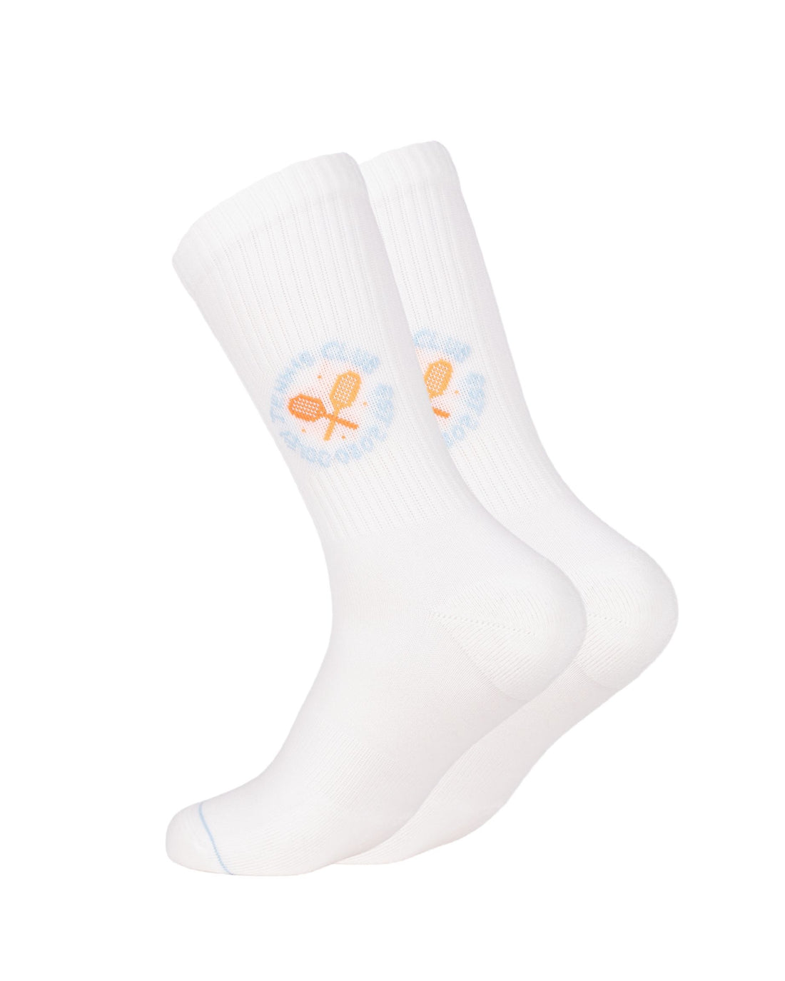 Socken Tennis Club weiß &amp; neon