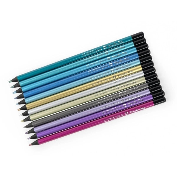 Metallic-Buntstifte 12 Stück