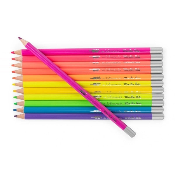 Neon Buntstifte 12 Stück