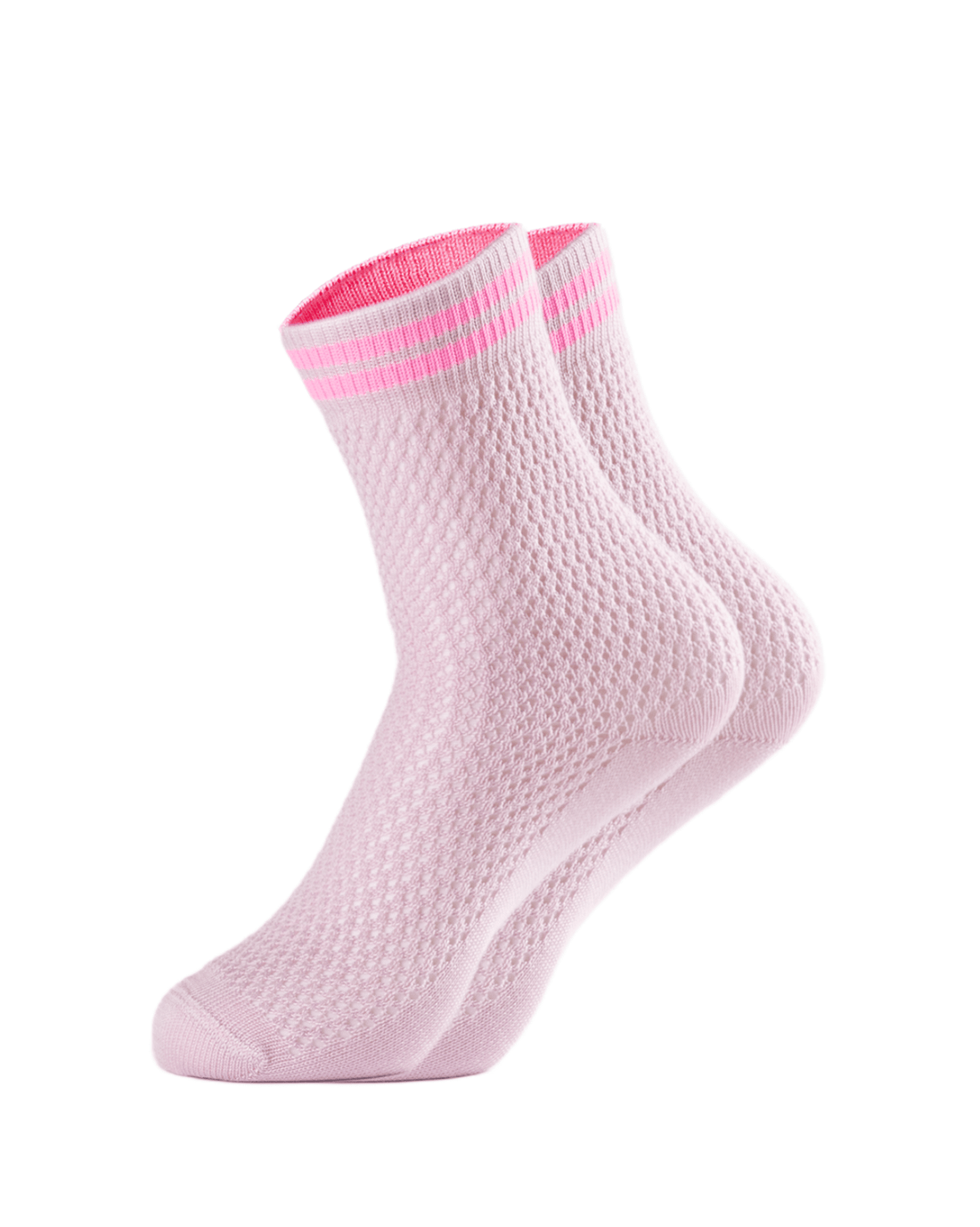 Socken Streetmood Netz Neon Pink - luftdurchlässig