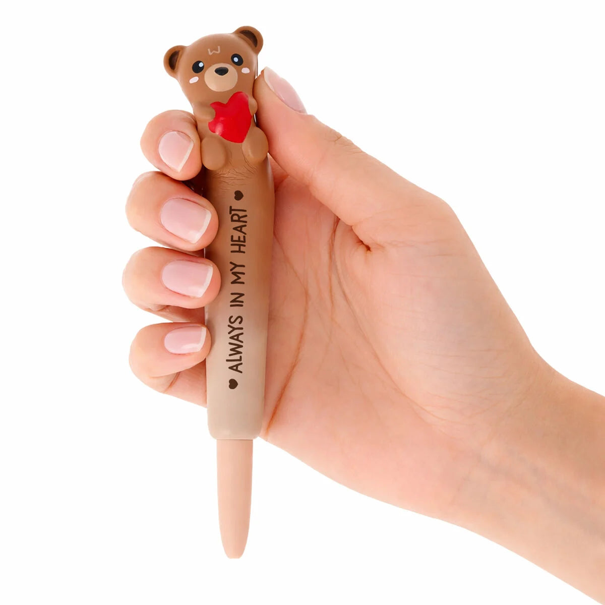 Squeezie-Gelstift Teddy Bear „Always in my heart“
