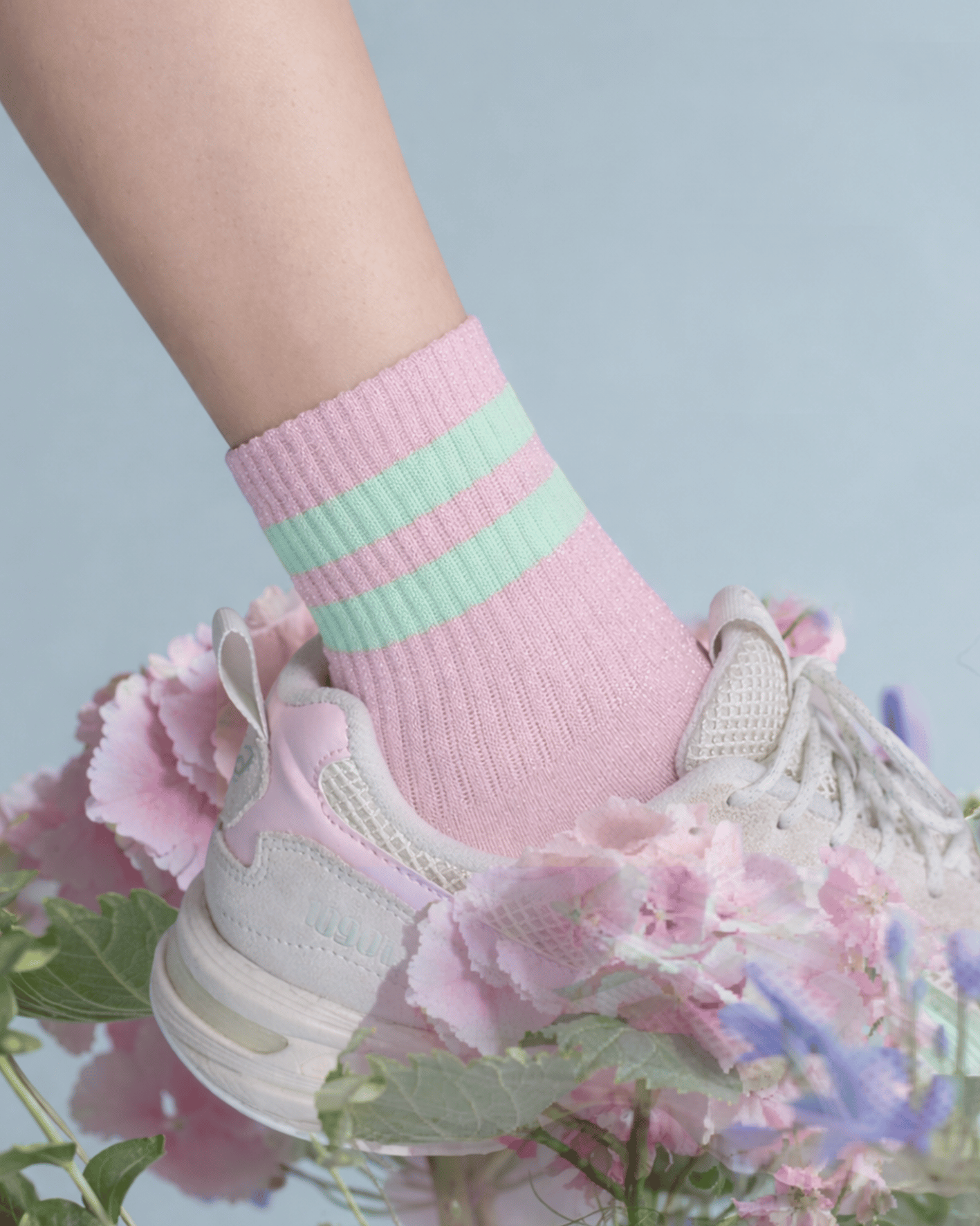 Socken Starlight Lavendel