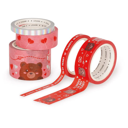 5er-Set Deko Tape Teddy Bear