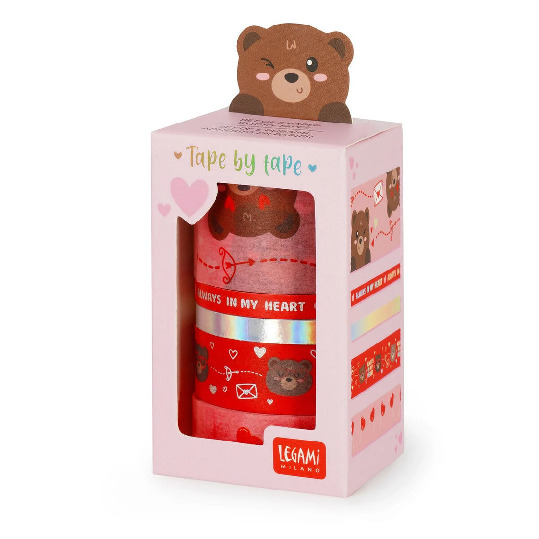 5er-Set Deko Tape Teddy Bear