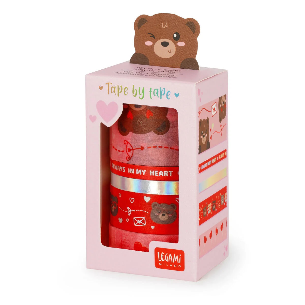 5er-Set Deko Tape Teddy Bear