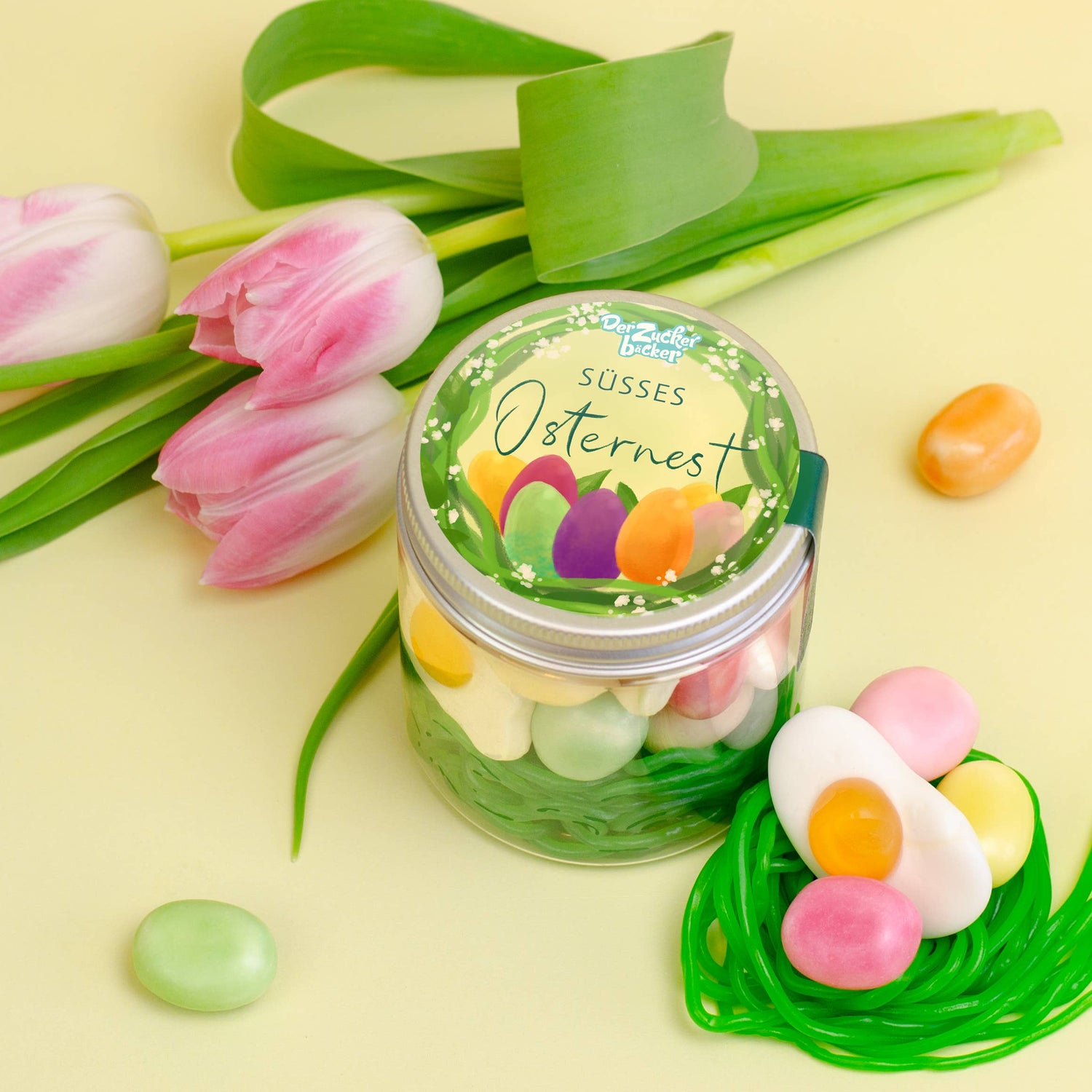 Naschdose Süßes Osternest Geschenkdose Ostern