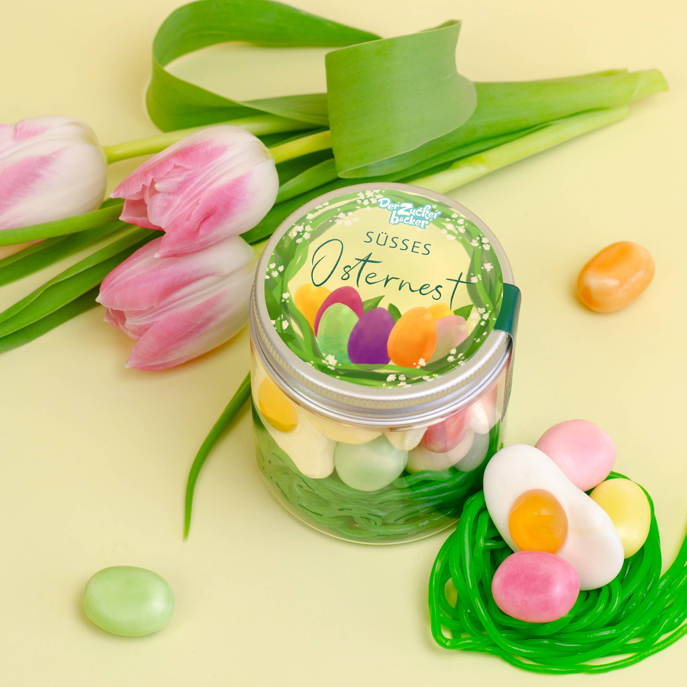 Naschdose Süßes Osternest Geschenkdose Ostern