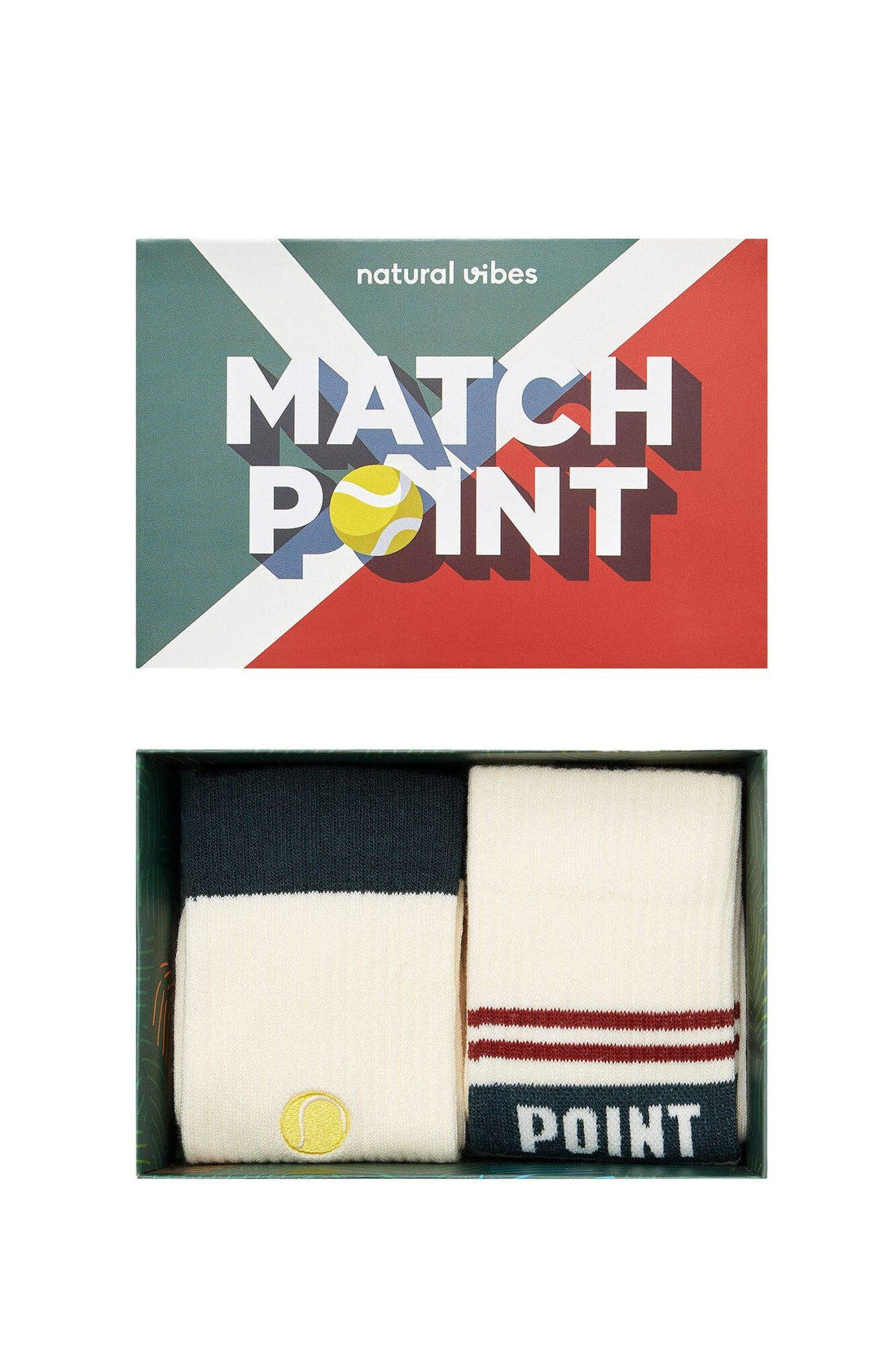 Socken Geschenkset Tennis - 2er Set