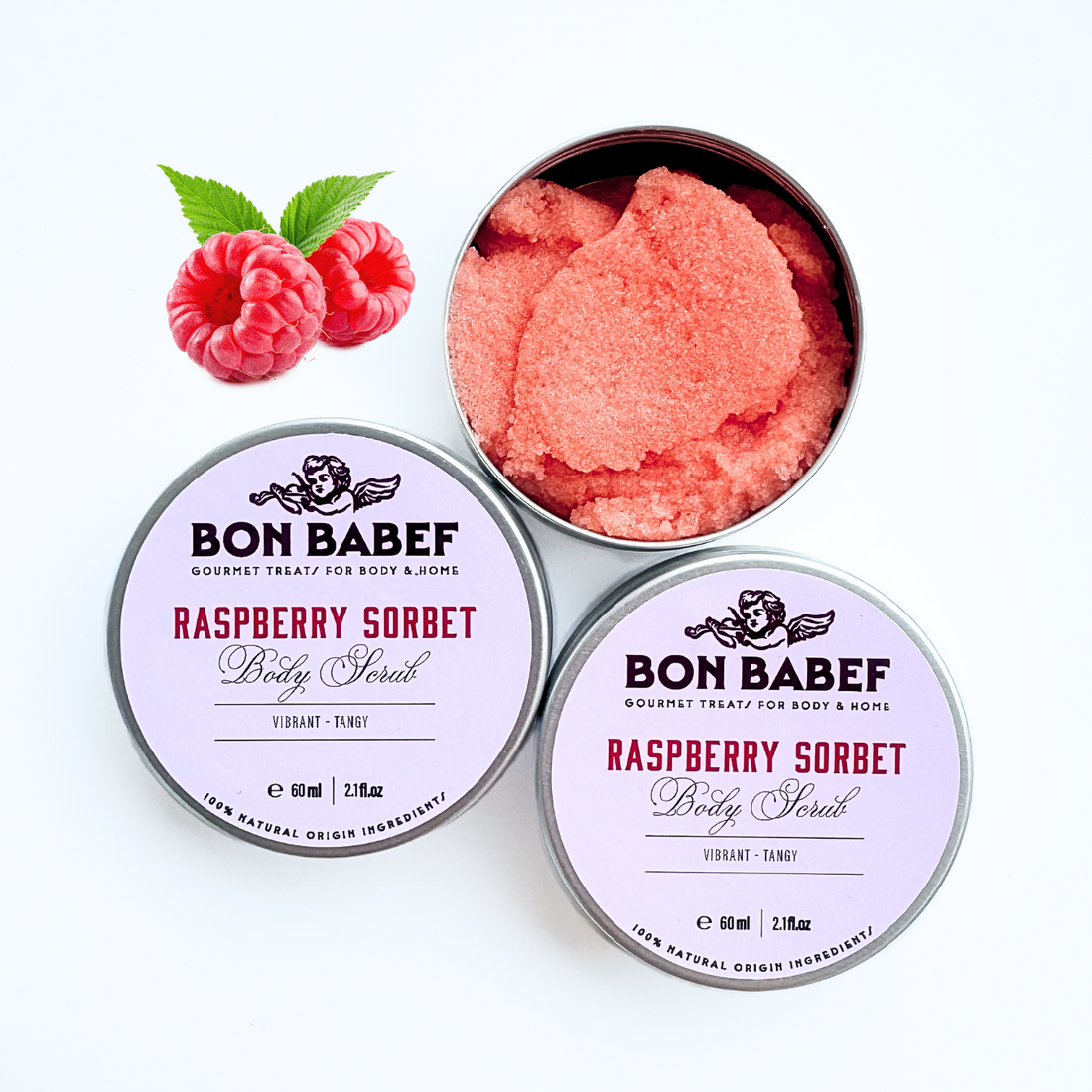 SALZKÖRPER HIMBEER-SORBET Peeling 75 g | 60 ml