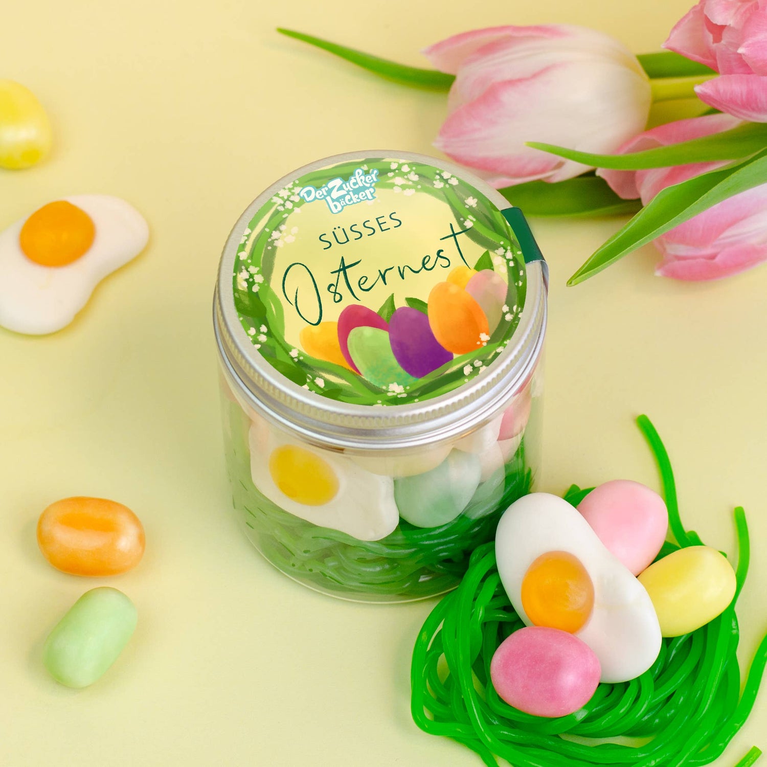Naschdose Süßes Osternest Geschenkdose Ostern