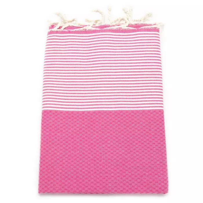 Fouta Hamamtuch 140 x 70 - Fuchsia Flower