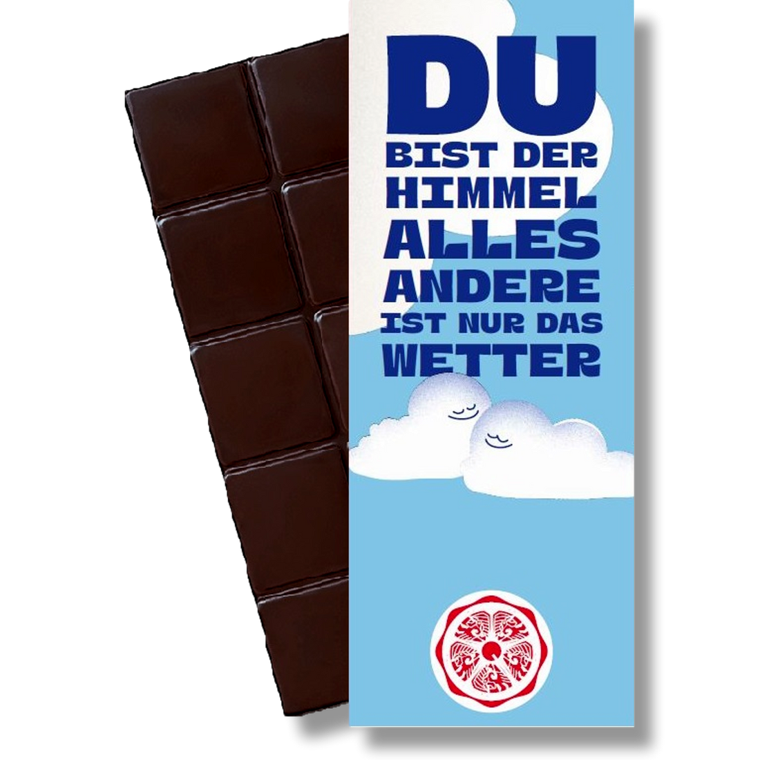 SweetGreets Bio-Schokolade "Du bist der Himmel..."