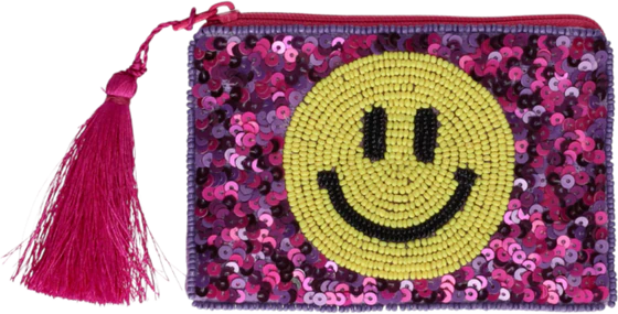 Täschchen mit Perlen Elodie - Smiley