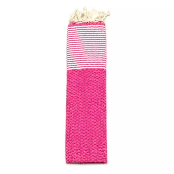 Fouta Hamamtuch klein 70 x 50 - Fuchsia Flower