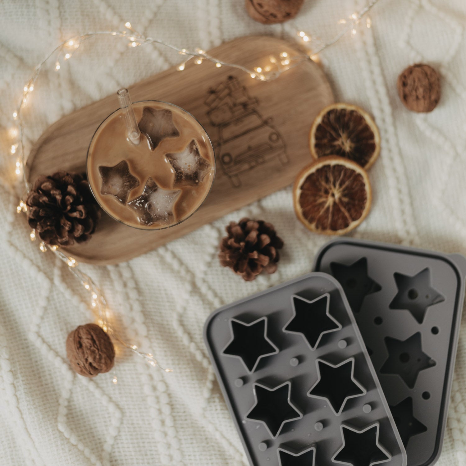 Eiswürfelform Sterne