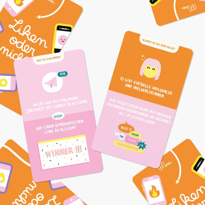 Kartenspiel Liken oder nicht?