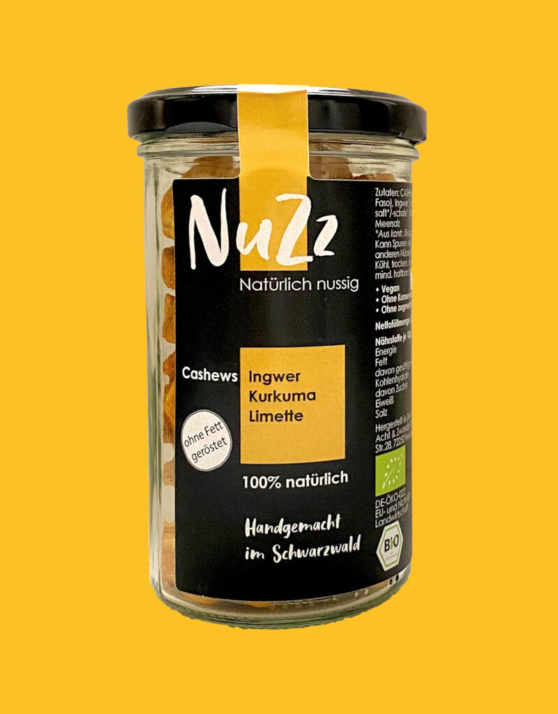 Bio-Cashews Ingwer-Kurkuma-Limette