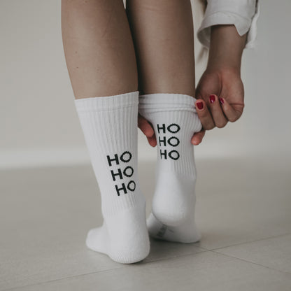 Socken weiß - Ho Ho Ho